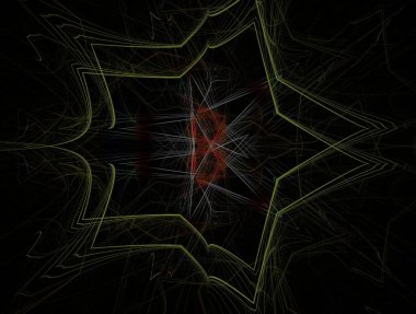 Resimsel fraktal arkaplan oluşturuldu