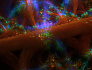 Resimsel fraktal arkaplan oluşturuldu