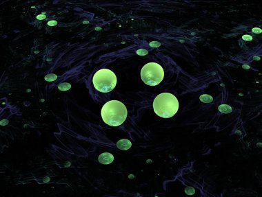 Resimsel fraktal arkaplan oluşturuldu