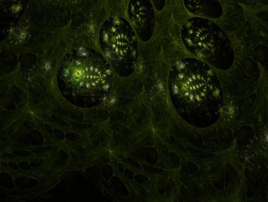 Resimsel fraktal arkaplan oluşturuldu