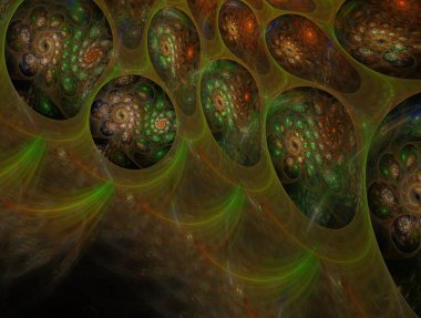 Resimsel fraktal arkaplan oluşturuldu