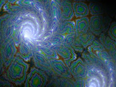 Resimsel fraktal arkaplan oluşturuldu