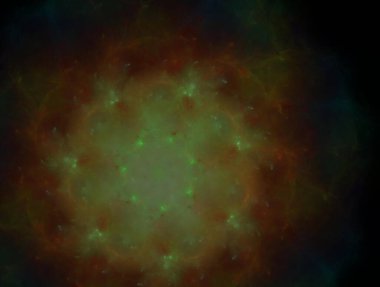 Resimsel fraktal arkaplan oluşturuldu