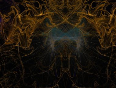 Resimsel fraktal arkaplan oluşturuldu