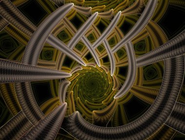 Resimsel fraktal arkaplan oluşturuldu