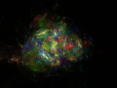 Resimsel fraktal arkaplan oluşturuldu