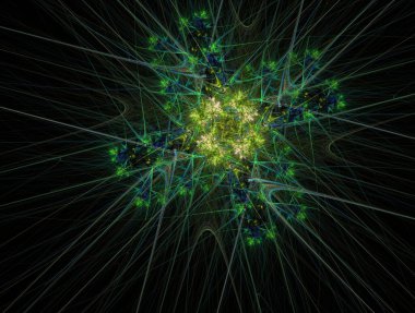 Resimsel fraktal arkaplan oluşturuldu