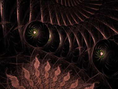 Resimsel fraktal arkaplan oluşturuldu