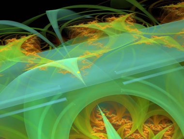 Resimsel fraktal arkaplan oluşturuldu