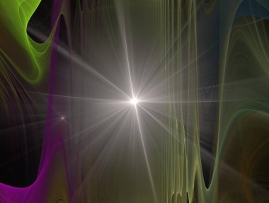 Resimsel fraktal arkaplan oluşturuldu