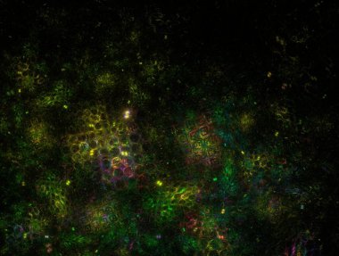 Resimsel fraktal arkaplan oluşturuldu