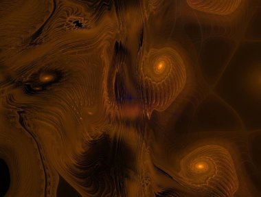 Resimsel fraktal arkaplan oluşturuldu