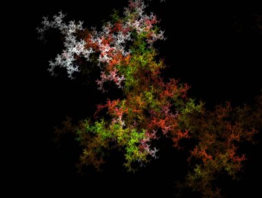 Resimsel fraktal arkaplan oluşturuldu