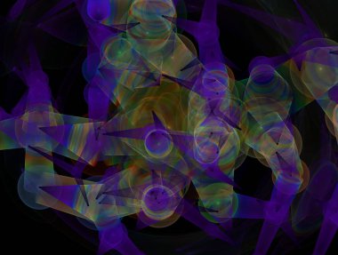 Resimsel fraktal arkaplan oluşturuldu