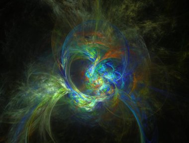 Resimsel fraktal arkaplan oluşturuldu