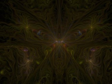 Resimsel fraktal arkaplan oluşturuldu