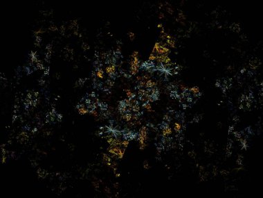 Resimsel fraktal arkaplan oluşturuldu