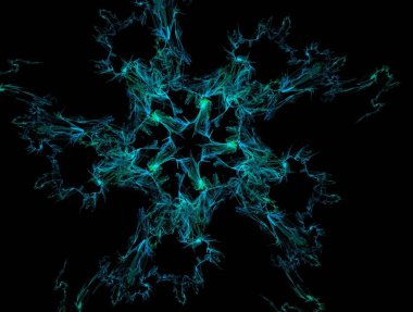 Resimsel fraktal arkaplan oluşturuldu