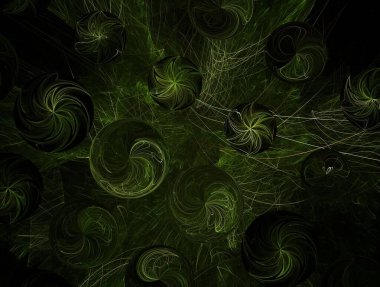 Resimsel fraktal arkaplan oluşturuldu