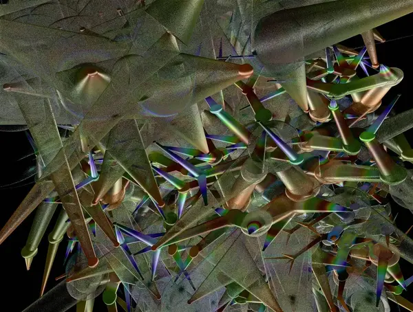 Imaginatory fractal background generated Image — Stock Photo, Image