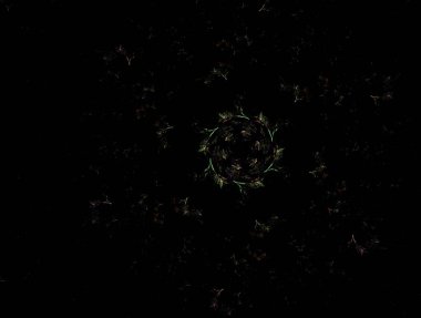 Resimsel fraktal arkaplan oluşturuldu