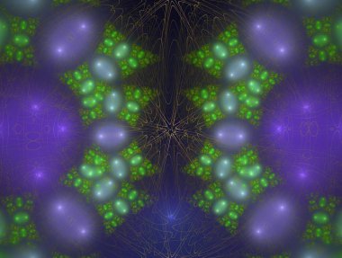 Resimsel fraktal arkaplan oluşturuldu