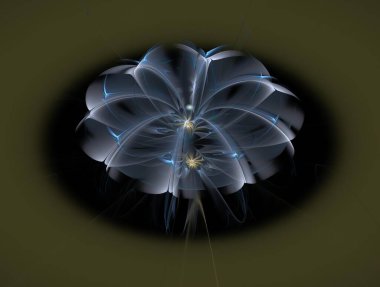 Resimsel fraktal arkaplan oluşturuldu