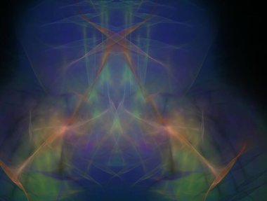 Resimsel fraktal arkaplan oluşturuldu