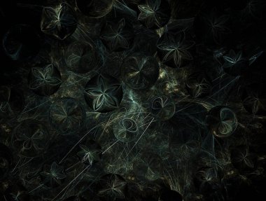 Resimsel fraktal arkaplan oluşturuldu