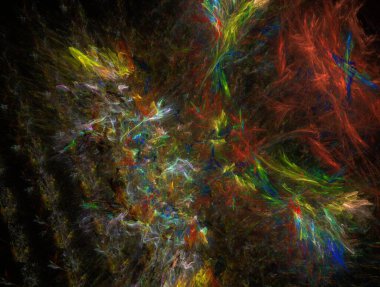 Resimsel fraktal arkaplan oluşturuldu