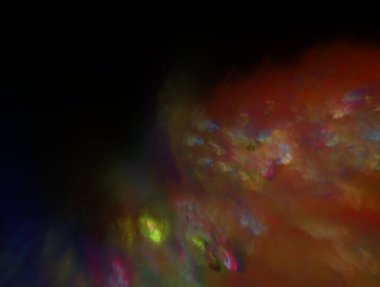 Resimsel fraktal arkaplan oluşturuldu