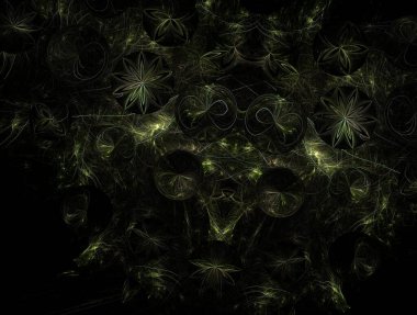 Resimsel fraktal arkaplan oluşturuldu