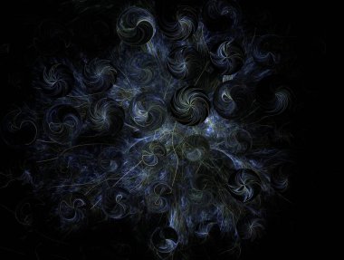 Resimsel fraktal arkaplan oluşturuldu