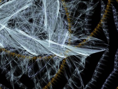 Resimsel fraktal arkaplan oluşturuldu