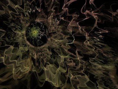 Resimsel fraktal arkaplan oluşturuldu