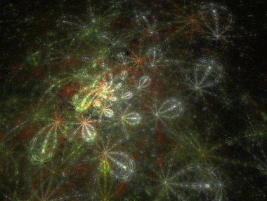 Resimsel fraktal arkaplan oluşturuldu