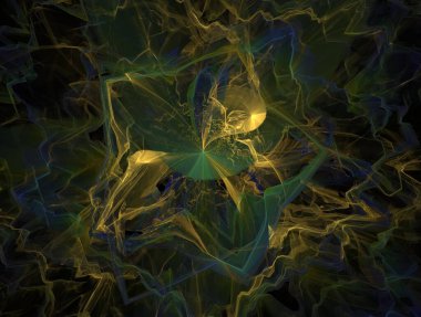 Resimsel fraktal arkaplan oluşturuldu