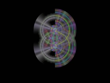 Resimsel fraktal arkaplan oluşturuldu