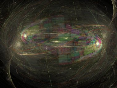 Resimsel fraktal arkaplan oluşturuldu