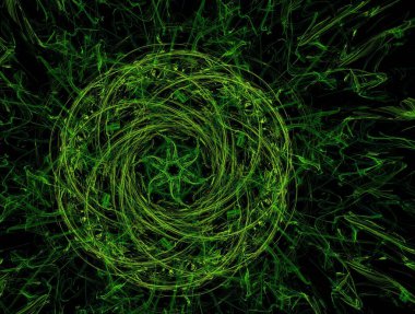 Resimsel fraktal arkaplan oluşturuldu