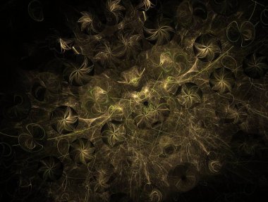 Resimsel fraktal arkaplan oluşturuldu