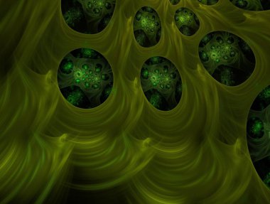 Resimsel fraktal arkaplan oluşturuldu