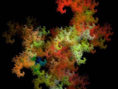 Resimsel fraktal arkaplan oluşturuldu