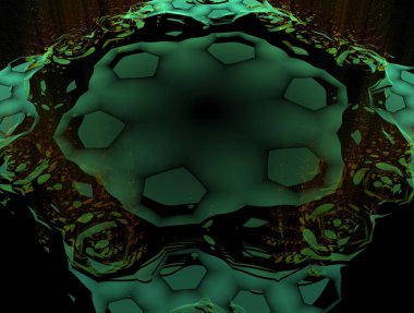 Resimsel fraktal arkaplan oluşturuldu