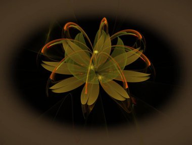 Resimsel fraktal arkaplan oluşturuldu