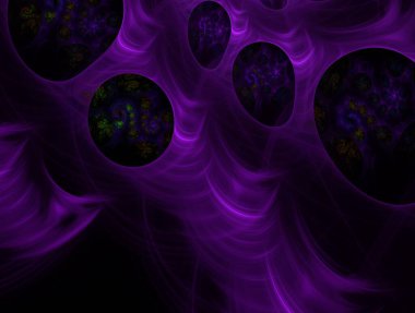 Resimsel fraktal arkaplan oluşturuldu