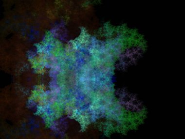 Resimsel fraktal arkaplan oluşturuldu