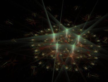 Resimsel fraktal arkaplan oluşturuldu