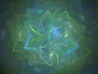 Resimsel fraktal arkaplan oluşturuldu