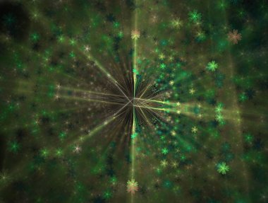 Resimsel fraktal arkaplan oluşturuldu